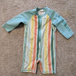 Rugged Butts Shorts One Piece Swimsuit